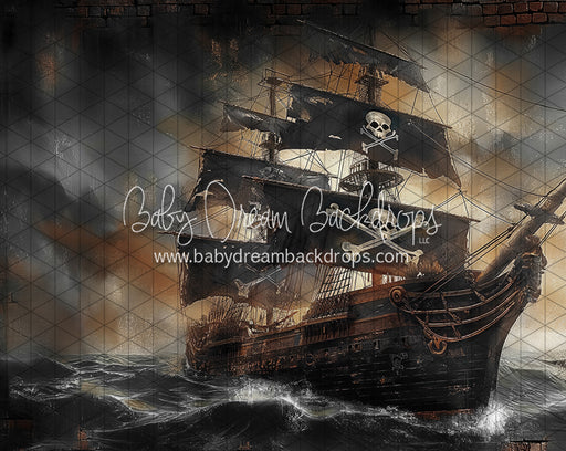 Mascot Brick Pirate Ship (JA)