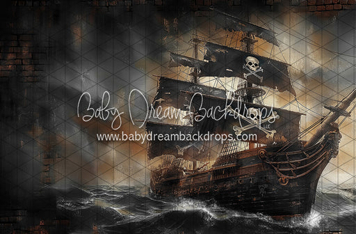 Mascot Brick Pirate Ship (JA)