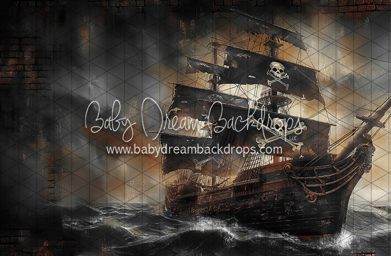 Mascot Brick Pirate Ship (JA)