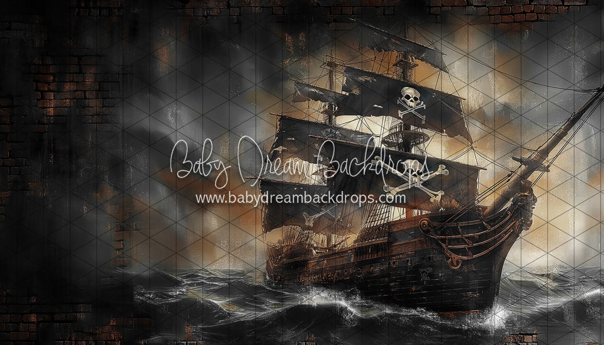 Mascot Brick Pirate Ship (JA)