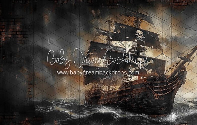 Mascot Brick Pirate Ship (JA)