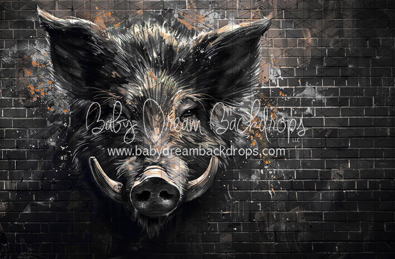 Mascot Brick Razorbacks (JA)