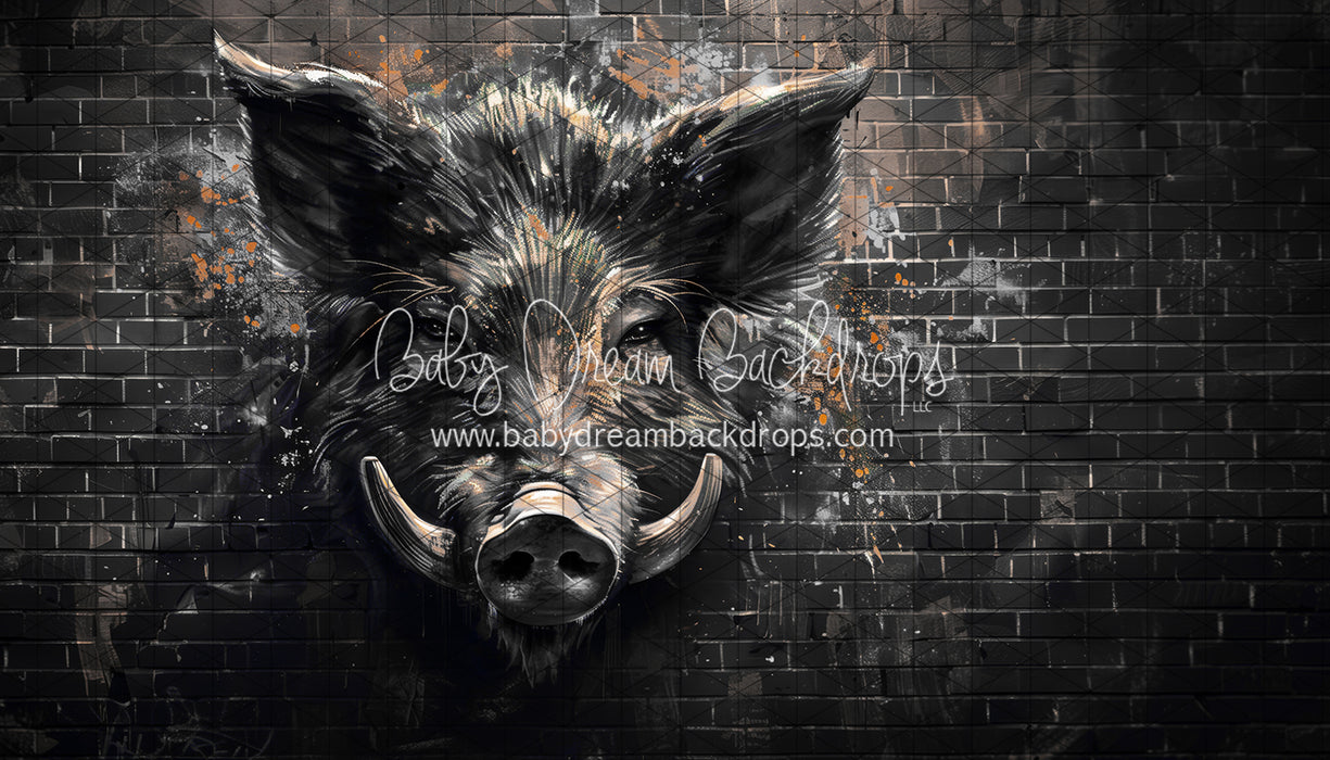 Mascot Brick Razorbacks (JA)