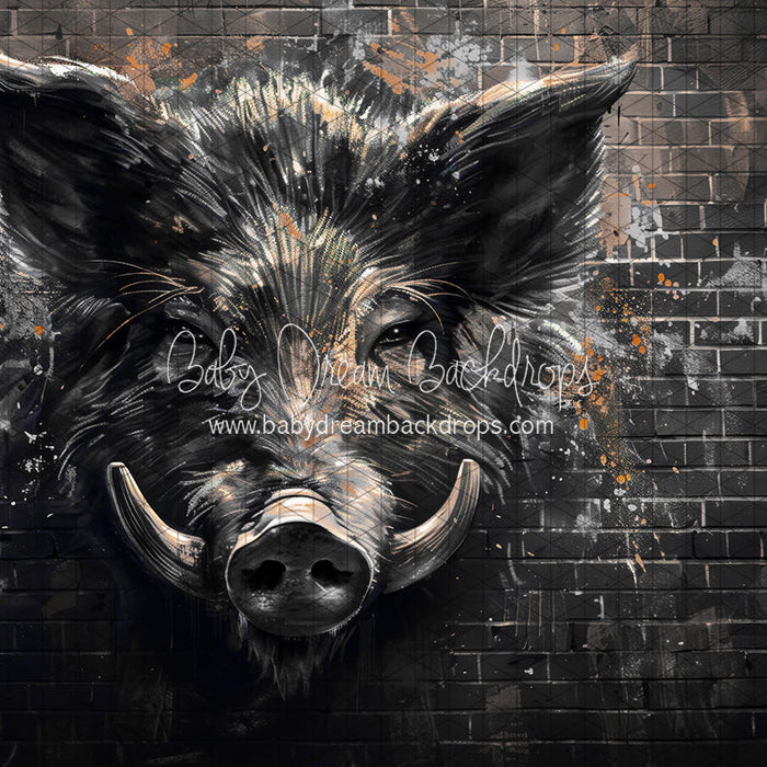 Mascot Brick Razorbacks (JA)