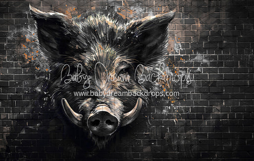 Mascot Brick Razorbacks (JA)