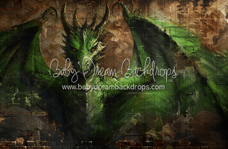 Mascot Brick Dragons Green (JA)