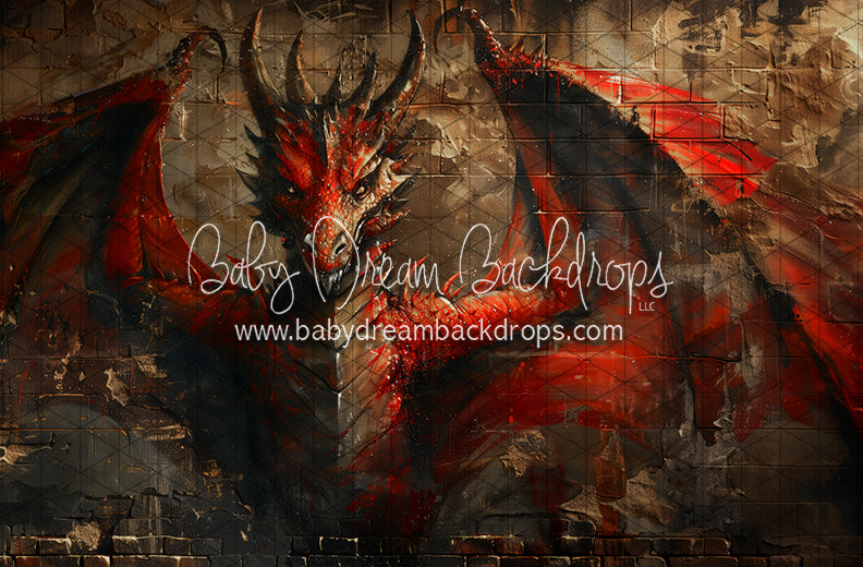 Mascot Brick Dragons Red (JA)