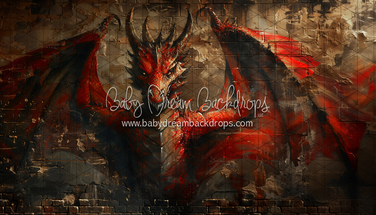 Mascot Brick Dragons Red (JA)