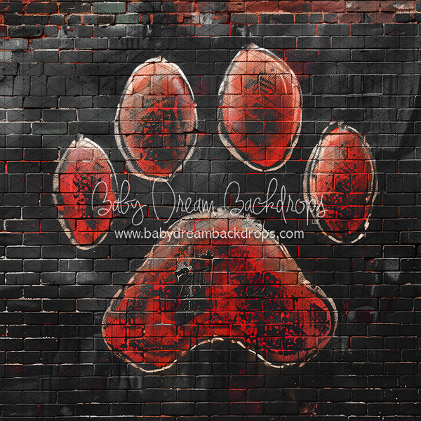 X Drop Mascot Brick Paw Red (JA)