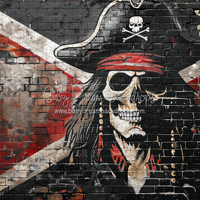 Mascot Brick Pirate Flag Red (JA)