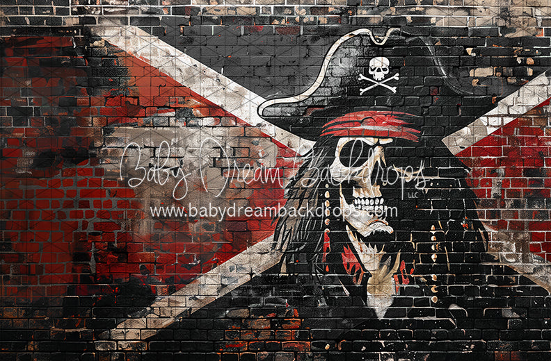 Mascot Brick Pirate Flag Red (JA)