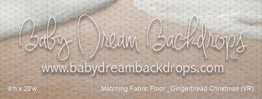 Matching Fabric Floor _Gingerbread Christmas (VR)