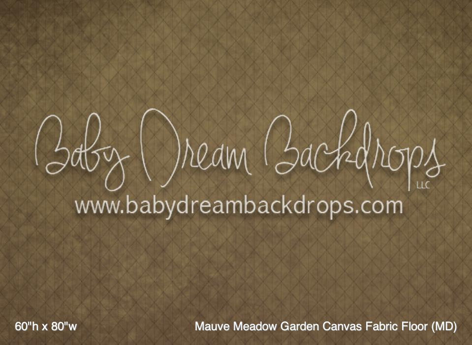 Mauve Meadow Garden Canvas Fabric Floor (MD)