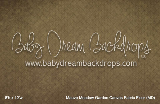 Mauve Meadow Garden Canvas Fabric Floor (MD)