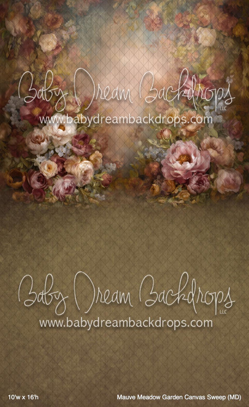 Mauve Meadow Garden Canvas Sweep (MD)