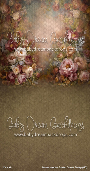 Mauve Meadow Garden Canvas Sweep (MD)
