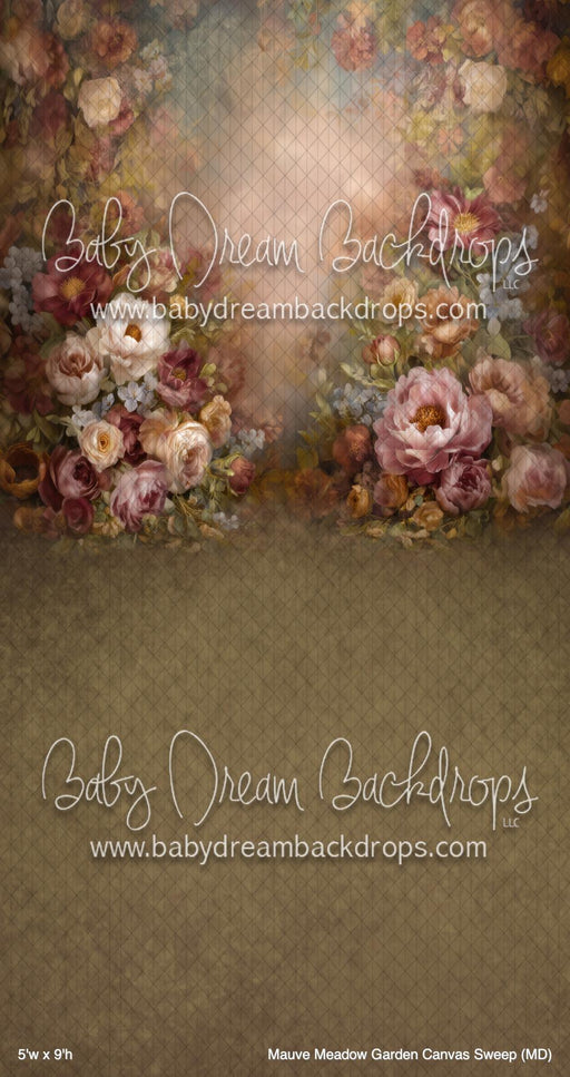 Mauve Meadow Garden Canvas Sweep (MD)