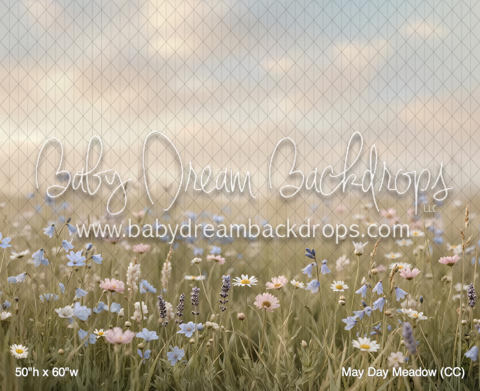 May Day Meadow (CC) — Baby Dream Backdrops
