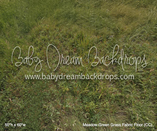 Meadow Green Grass Fabric Floor (CC)