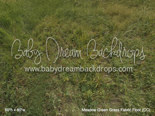 Meadow Green Grass Fabric Floor (CC)