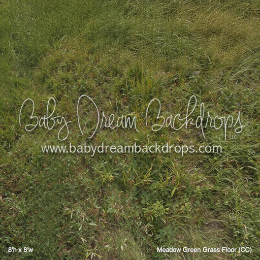 Meadow Green Grass Fabric Floor (CC)