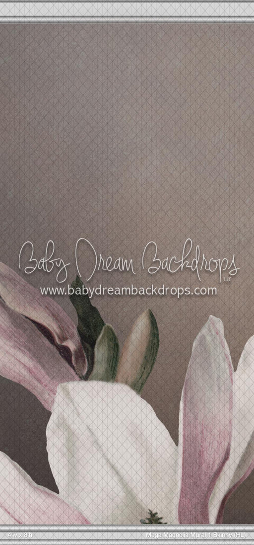 Mega Magnolia Mural 1 Skinny (HL)