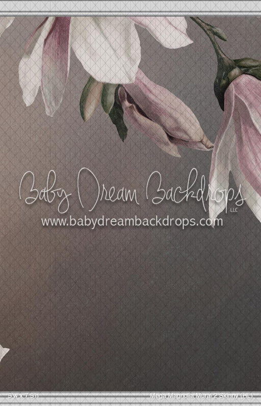 Mega Magnolia Mural 2 Skinny (HL)