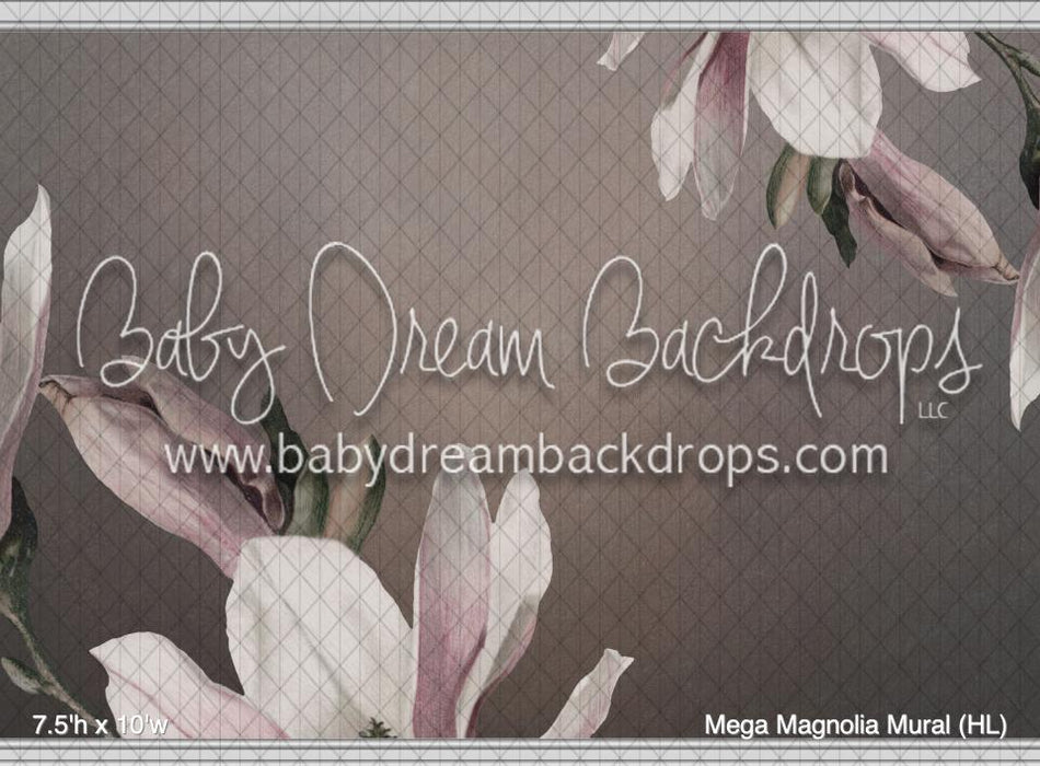 Mega Magnolia Mural (HL)