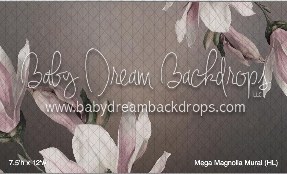 Mega Magnolia Mural (HL)
