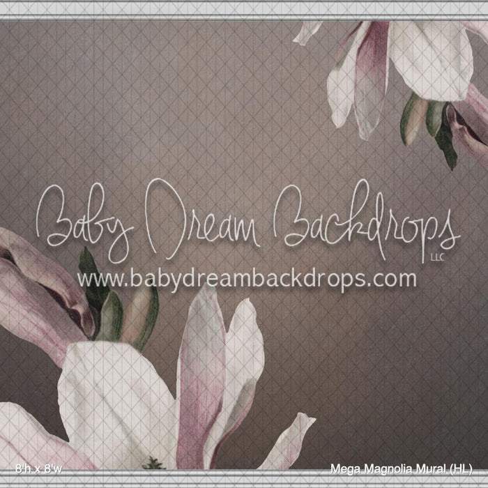 Mega Magnolia Mural (HL)