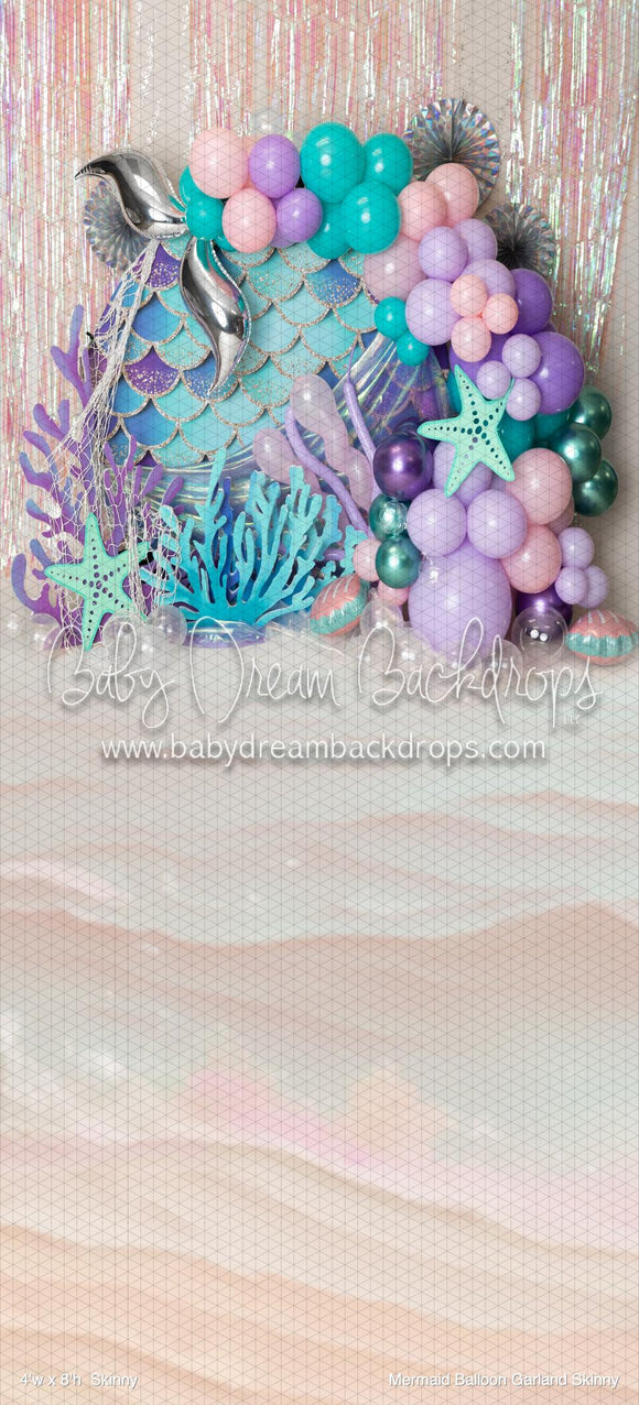 Mermaid Balloon Garland Skinny (BM)