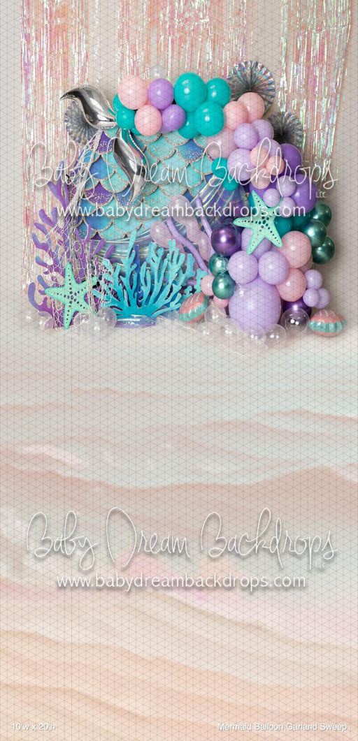 Mermaid Balloon Garland Sweep (BM)