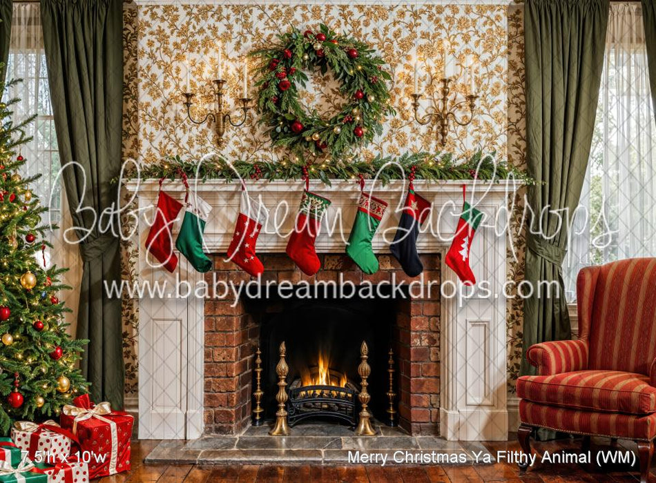 Merry Christmas Ya Filthy Animal (WM)