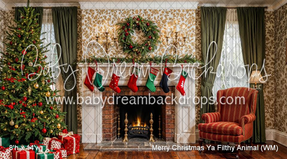 Merry Christmas Ya Filthy Animal (WM)
