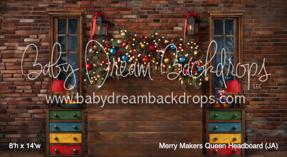 Merry Makers Queen Headboard (JA)