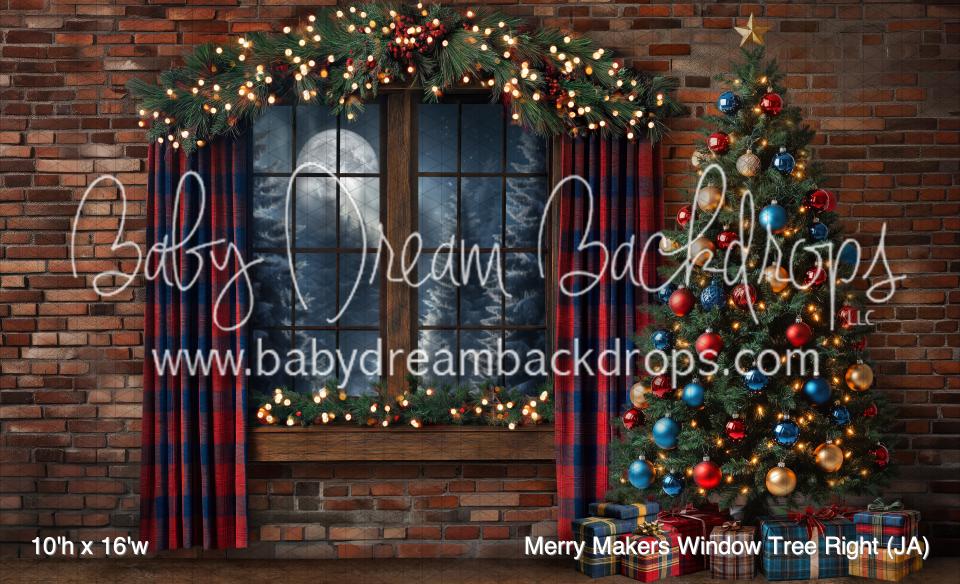 Merry Makers Window Tree Right (JA)
