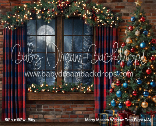 Merry Makers Window Tree Right (JA)