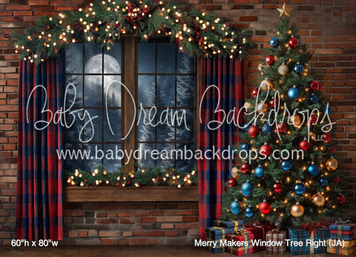 Merry Makers Window Tree Right (JA)