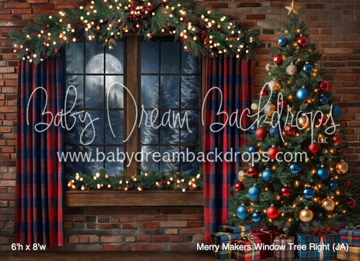 Merry Makers Window Tree Right (JA)
