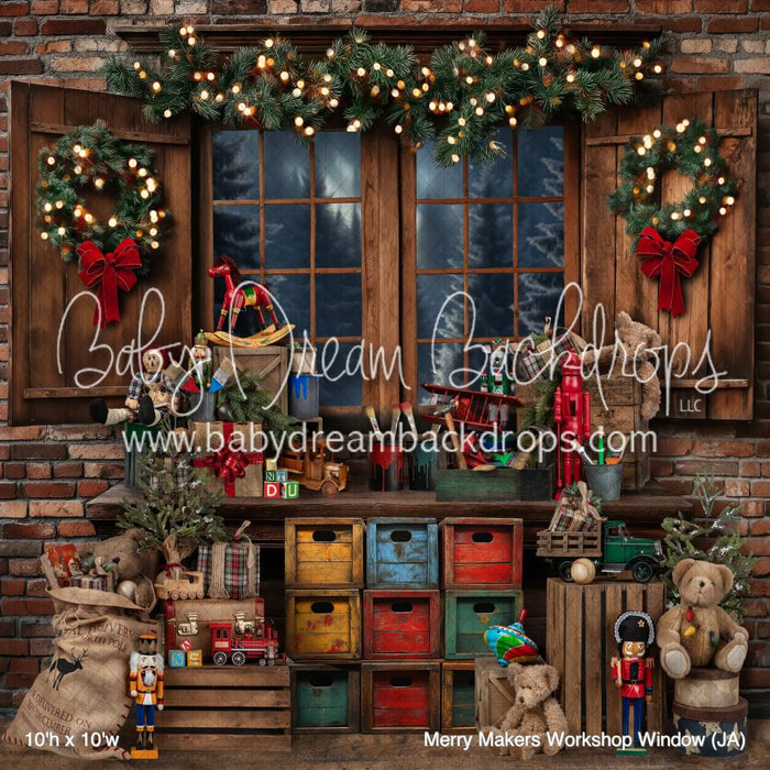Merry Makers Workshop Window (JA)