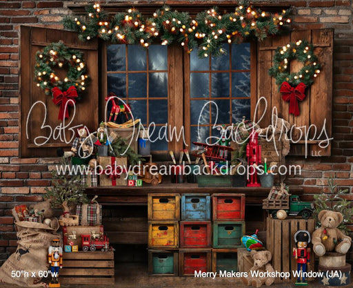 Merry Makers Workshop Window (JA)