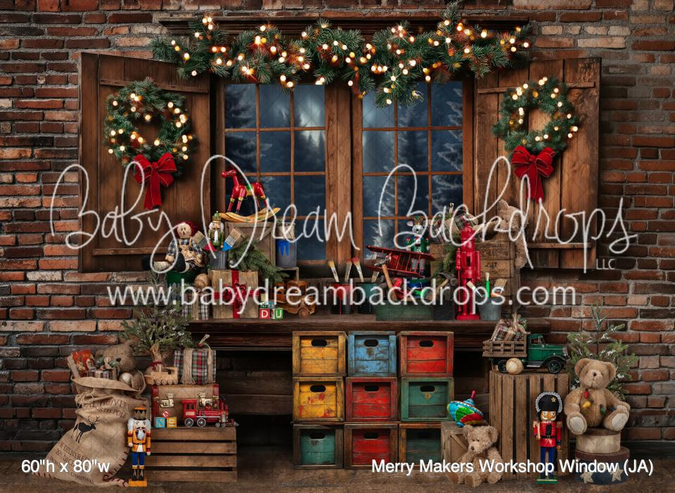 Merry Makers Workshop Window (JA)