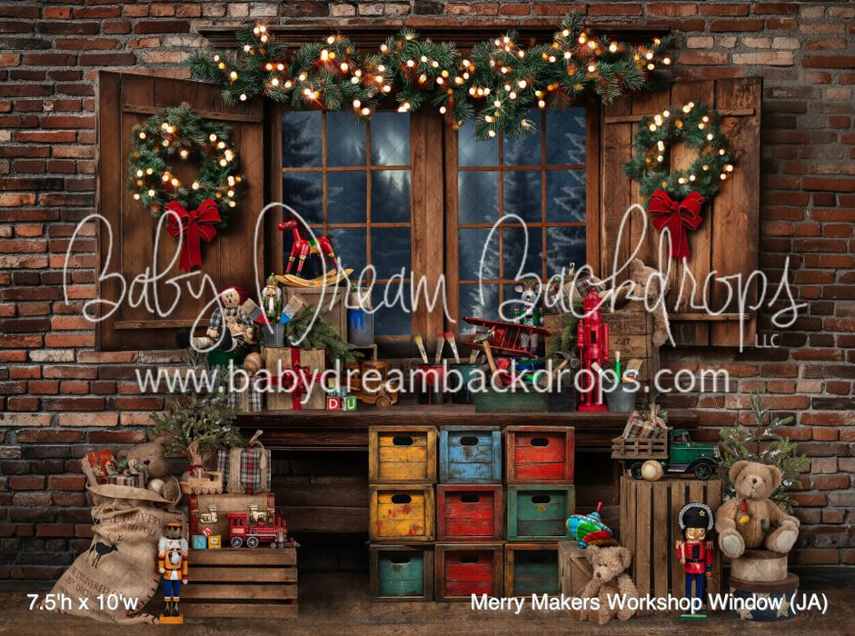 Merry Makers Workshop Window (JA)