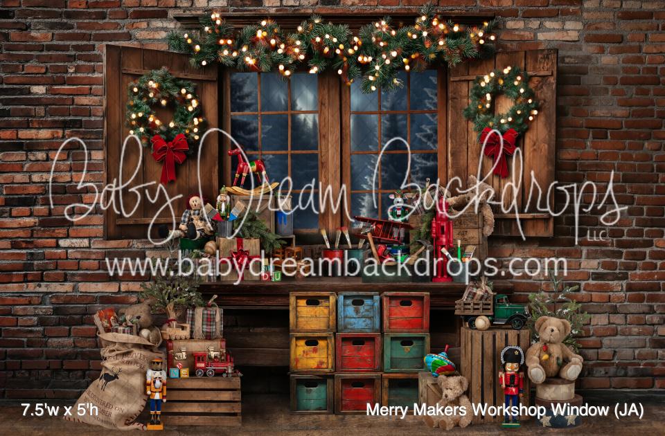 Merry Makers Workshop Window (JA)
