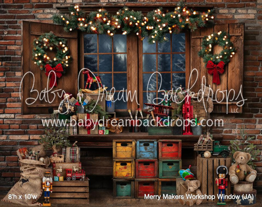 Merry Makers Workshop Window (JA)