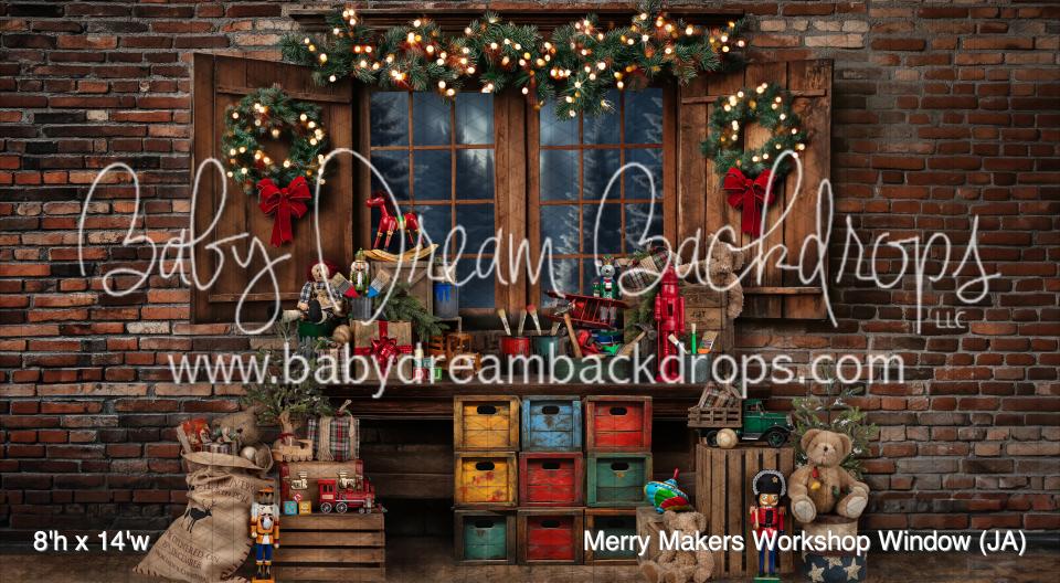 Merry Makers Workshop Window (JA)