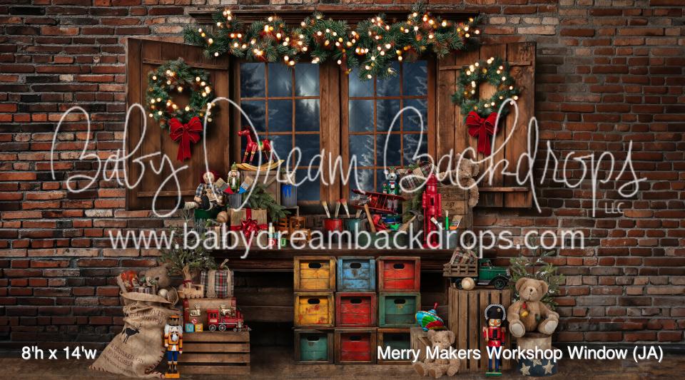 Merry Makers Workshop Window (JA)