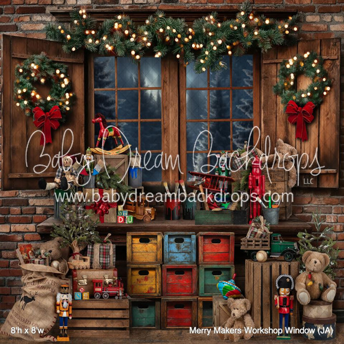 Merry Makers Workshop Window (JA)