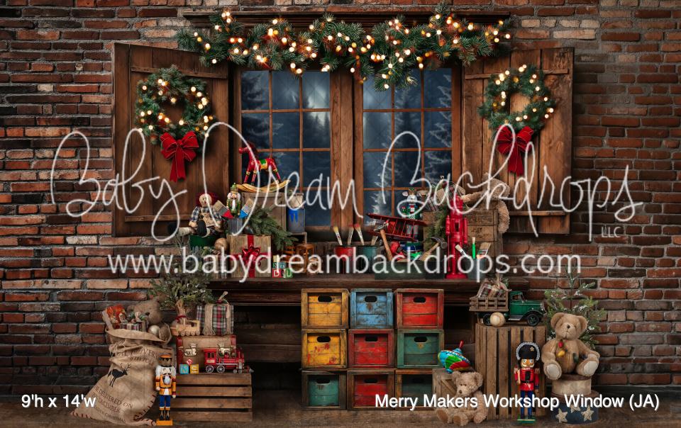 Merry Makers Workshop Window (JA)