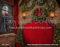 Merry Moonlight Queen Headboard Santa (JA)